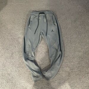 Jordan Gray Joggers with Black Accents